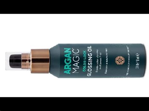Protect against UV damage with Argan Magix Color Lock Glossing Oil